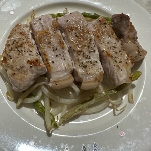 豚ロース肉のマジックソルト炒め